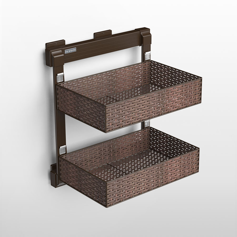 雙層側(cè)拉藤籃